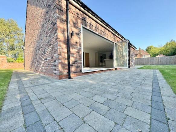 Rear patio
