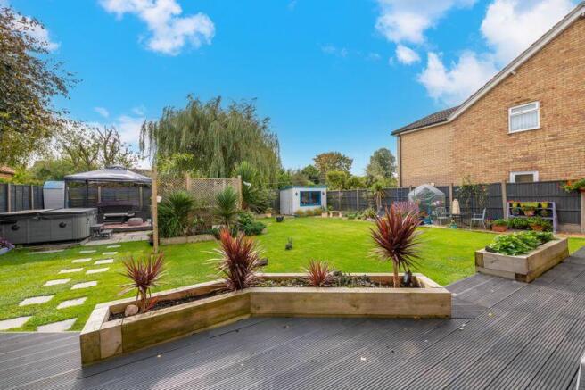 Delightful rear garden