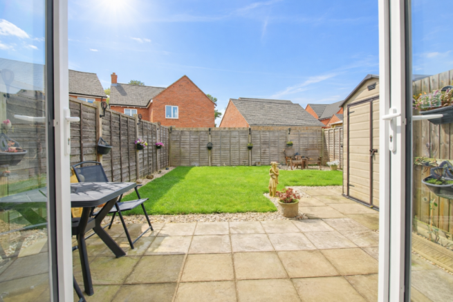 Rear Garden from Kitchen