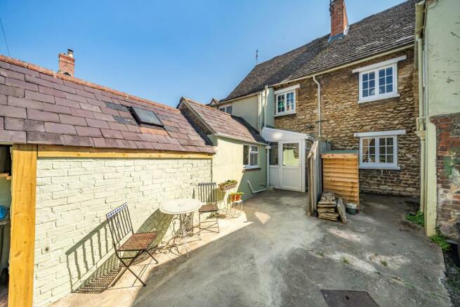 Rear of house