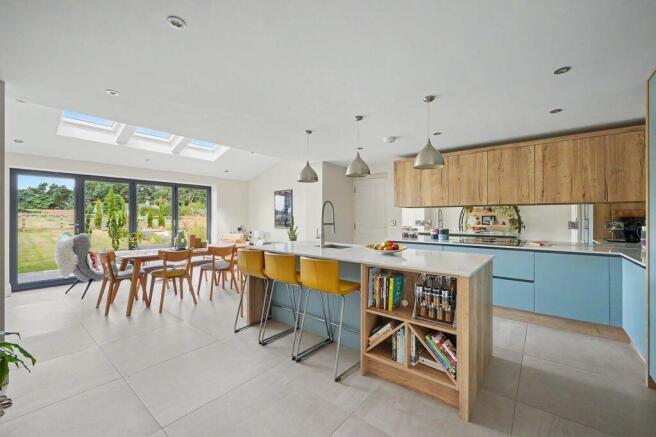 Open plan living kitchen