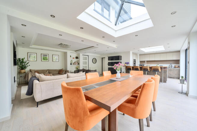 Kitchen/Living/Dining Area