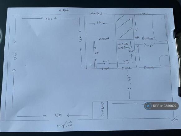 Floor Plan Of The Flat. Not To Scale