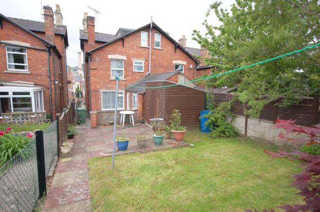 Rear of property