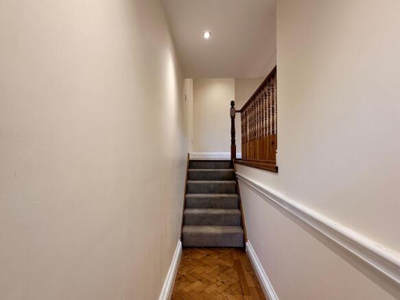Stairs to living area