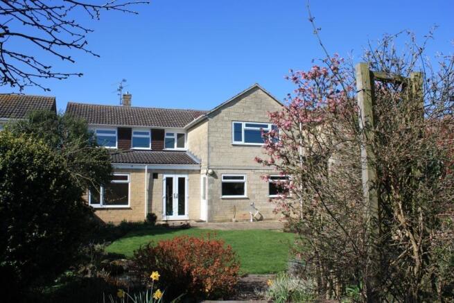 Rear of property