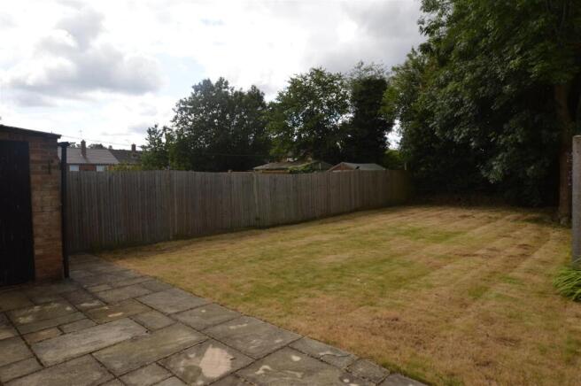 Rear garden