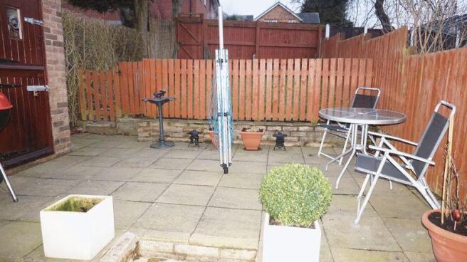 Rear garden