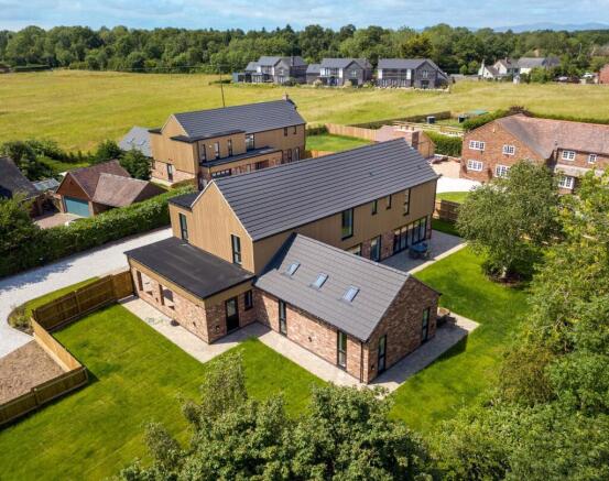 Fernbank House side drone