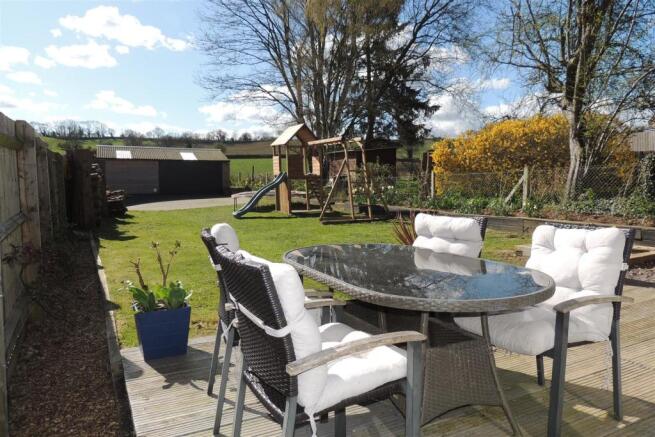 Rear garden and views