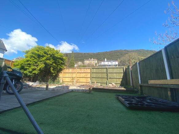 Private garden area