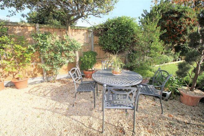 Patio seating ...