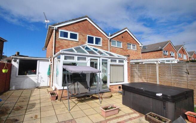 Rear of house