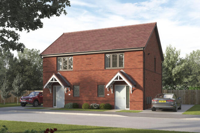 Computer Generated Image, Indicative Exterior, New Build Home