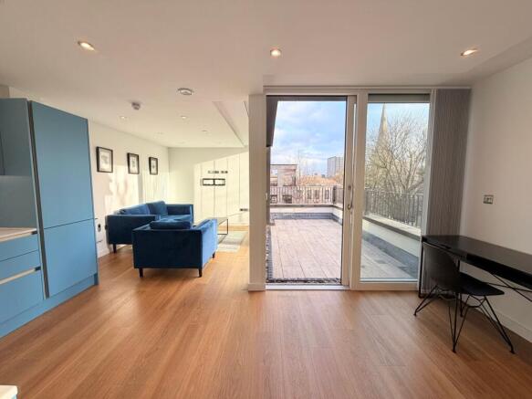 Living Room & Kitchen Area