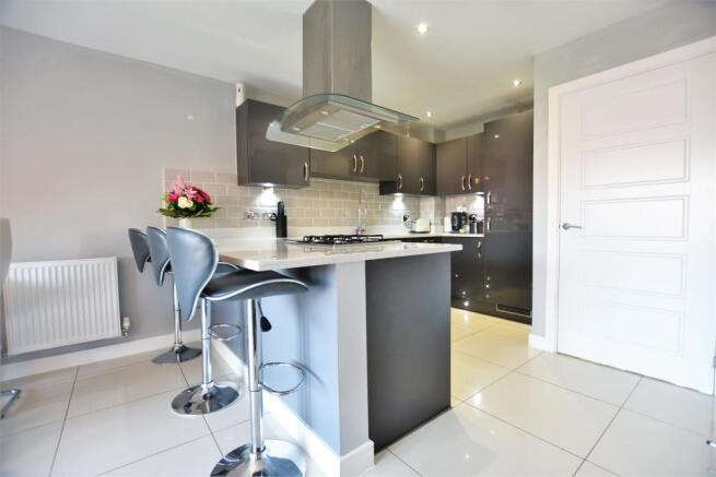 Kitchen open to Family/Dining room