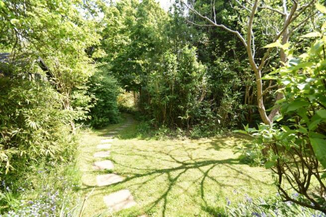 rear of garden