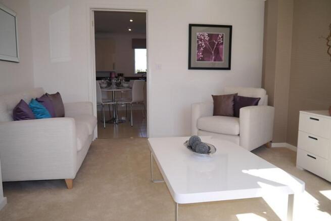 show home sitting room shown as example