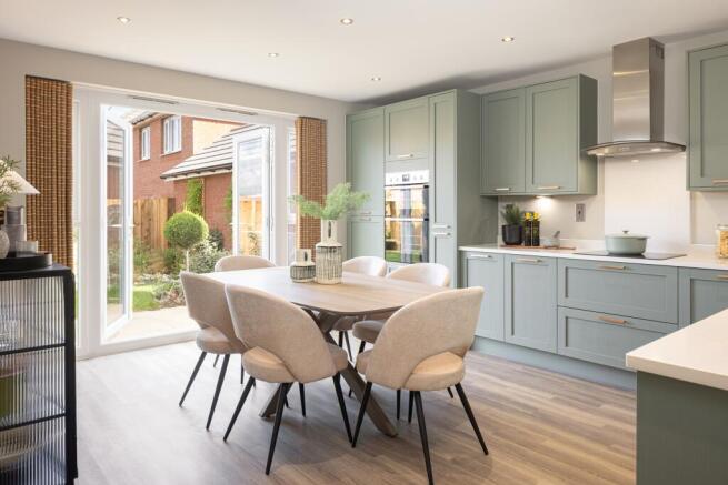 Kitchen diner in the Marlow detached four bedroom home