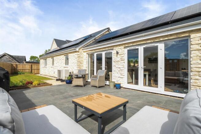 Rear of property