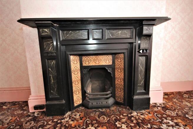 Bedroom 1 fireplace