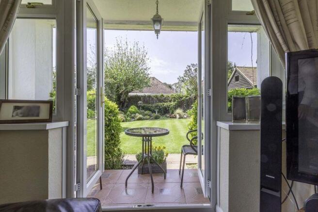 View onto garden