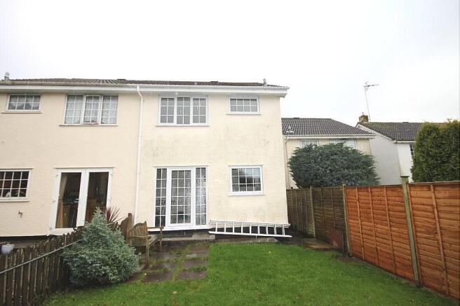 Rear of property