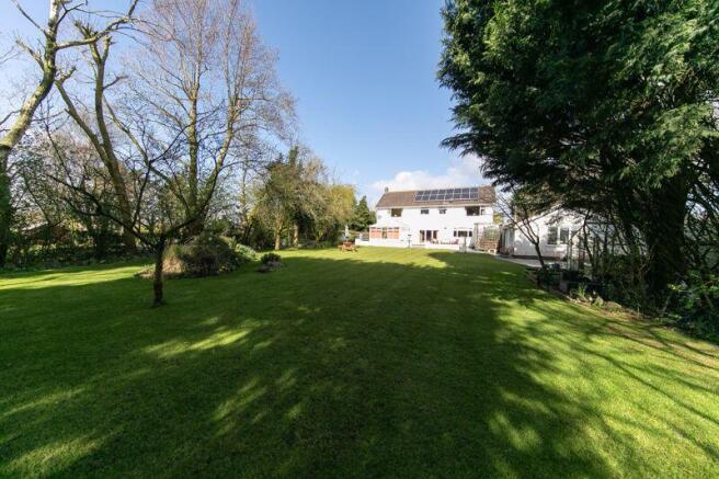 Expansive private garden