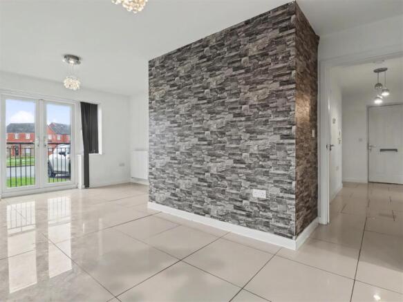 open plan sitting/dining room