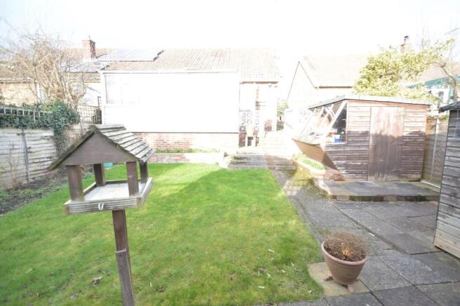 Rear of property