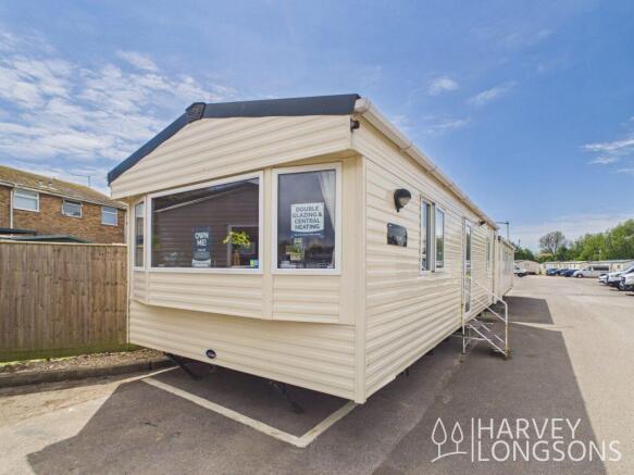 Exterior of the ABI Trieste Holiday Caravan at Win