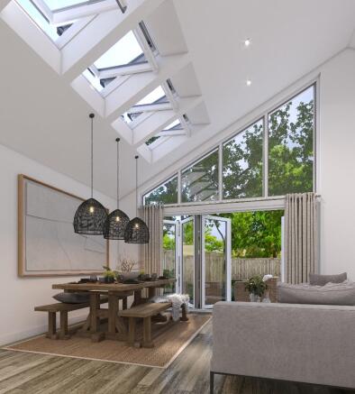 Glazed Wall & Veluxs