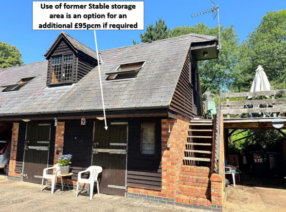 Use of former Stable storage area is an option for