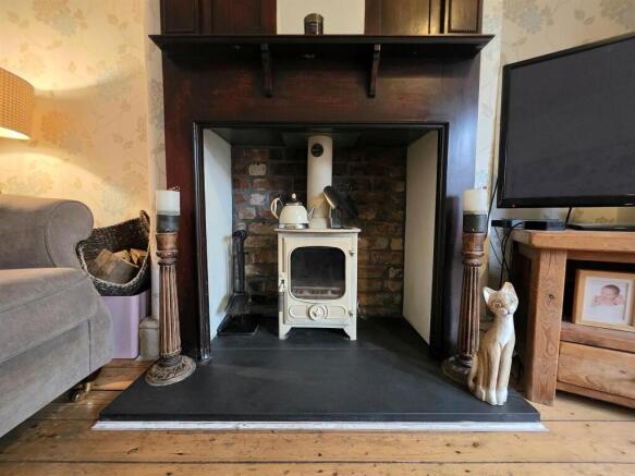 Fireplace with Stove