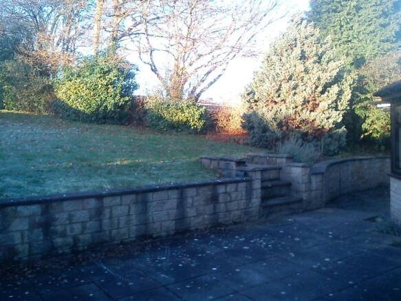 Garden to the rear of the property