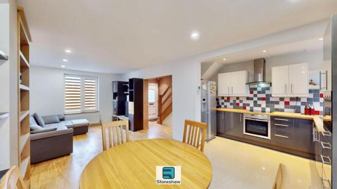 Open Plan Living/Dining Area/Kitchen Area