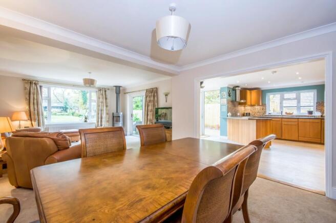 Open plan living are