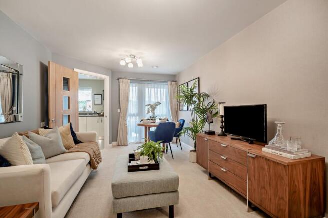 Show home living room