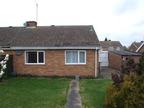 Rear of property