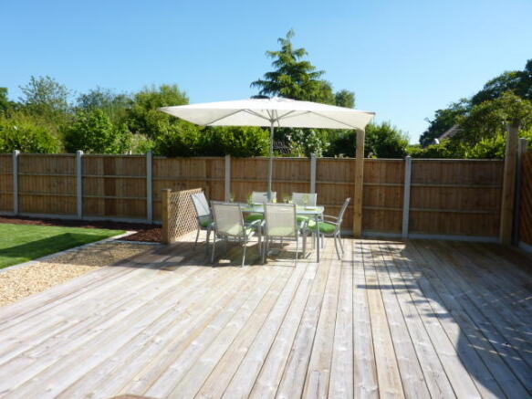Decked Patio Area