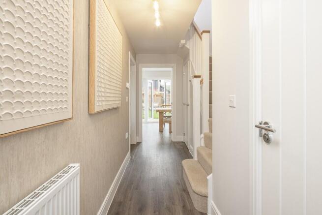 blossom house type hallway, 3 bedroom house for sale in bicester