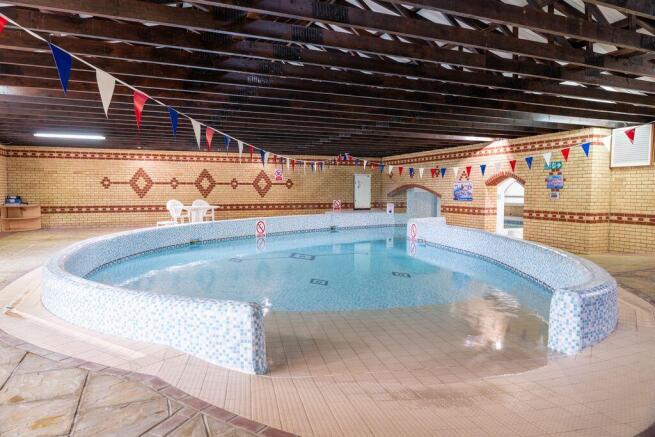 Indoor swimming pool at Coghurst Hall Holiday Park