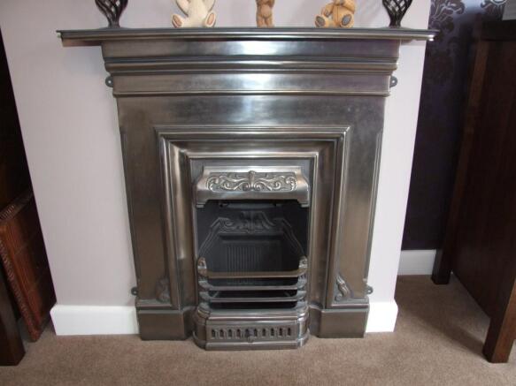 Bedroom fireplace