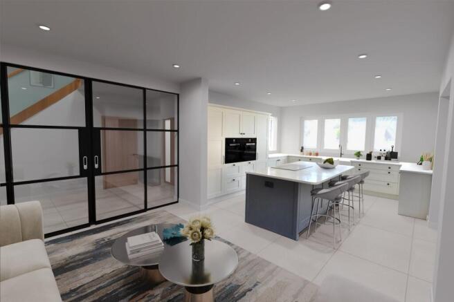 Family Dining Kitchen (computer generated image)