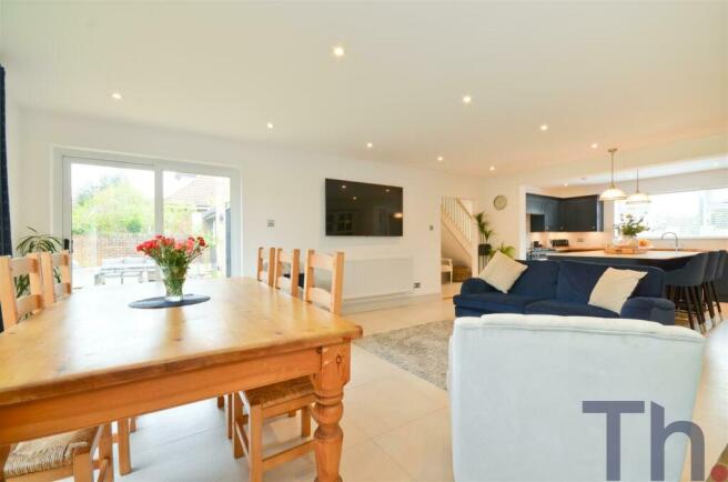 Open Plan Living & Dining Area