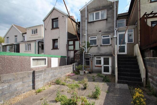 Rear of property