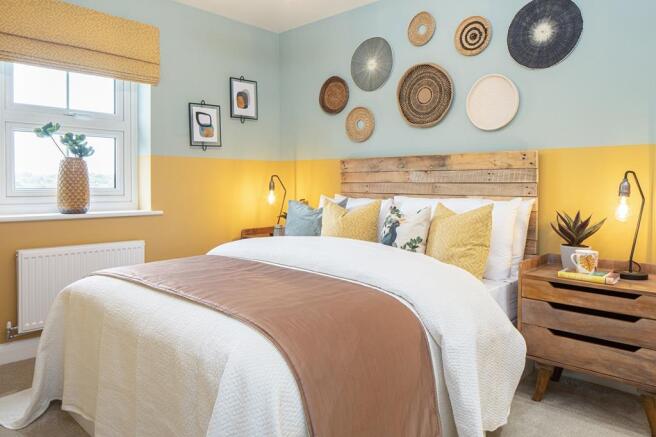 Double bedroom of the Archford semi-detached 3 bedroom home