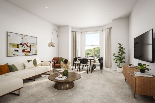 Reception room CGI