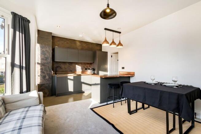 Kitchen/Living/Dining Space