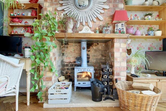 Family Room Log Burner
